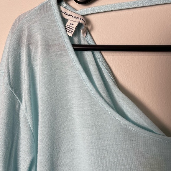 American Eagle Women's Scoopback 3/4 Sleeve Blouse - Picture 2 of 7